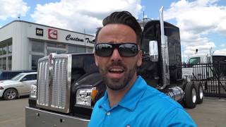 W990 Kenworth Test Drive in Canada  2020 W990 Cummins 565 X15 amp 18 manual transmission [upl. by Bullock]