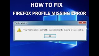 Your firefox profile cannot be loaded it may be missing or inaccessible  SP SKYWARDS [upl. by Nhabois]