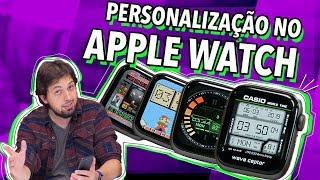 MOSTRADORES PERSONALIZADOS NO APPLE WATCH [upl. by Ayotol]