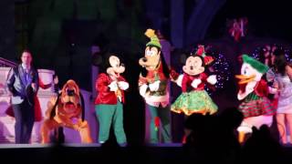 Full Mickeys Most Merriest Celebration castle stage show [upl. by Kurr816]