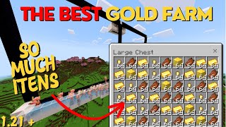 The Best Gol Farm in Minecraft Bedrock 121 [upl. by Llert]