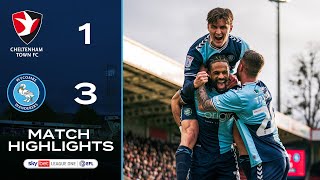 HIGHLIGHTS  Cheltenham 13 Wycombe [upl. by West]