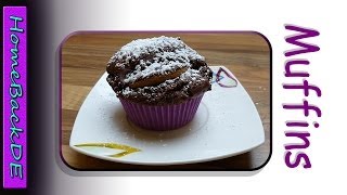 Muffins mit Keksen Rezept  Backanleitung von HomeBackDE [upl. by Standing]