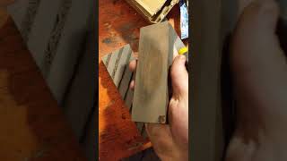 Knife 🔪 Whetstone repair  making flat with trueing stone tools machinist repair bladesmithing [upl. by Fortin258]