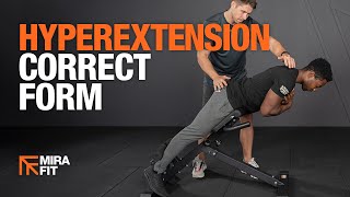 Hyperextension Correct Form  Gareth Sapstead [upl. by Ashia]