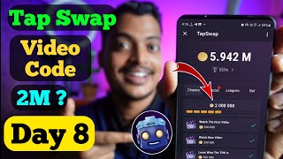 TapSwap Video Code Day 8  6 July  Tapswap Video Task Cinema Code Day 8  What the Bitcoin is [upl. by Jaylene]