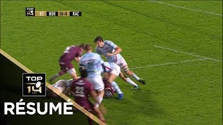 TOP 14  Résumé BordeauxBèglesRacing 92 407  J13  Saison 20182019 [upl. by Airehtfele]