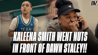 Kaleena Smith goes CRAZY in front of Dawn Staley Best player in the COUNTRY [upl. by Anyat668]