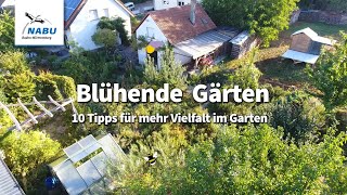 Blühende Gärten – 10 Tipps für mehr Vielfalt im Garten [upl. by Ariamo]