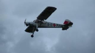 RC Oldtimer Fieseler Storch Fi156 have to fight with the Wind and then this End [upl. by Gerhard322]