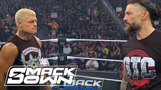 Roman Reigns Joins Cody Rhodes Against Bloodline  WWE SmackDown Highlights 91324  WWE on USA [upl. by Nnalyrehc]