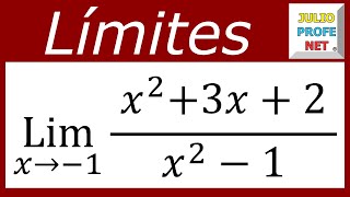 LÍMITES ALGEBRAICOS  Ejercicio 8 [upl. by Eenhat]