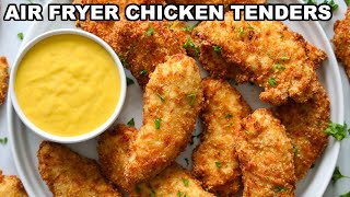 Air Fryer Chicken Tenders amp Copycat Chick Fil A Sauce [upl. by Enilrae]