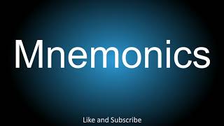 How to correctly pronounce  Mnemonics [upl. by Melleta]