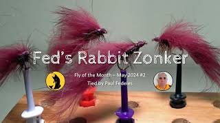 Fly of the Month May 2024 2  Feds Rabbit Zonker [upl. by Pardo]