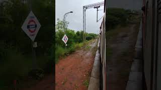 LTT  KARMALI AC superfast express leaving Adavali Station travel konkanrailway mansoon konkan [upl. by Eram783]