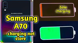 samsung a70 charging not working  samsung a70 charging not store [upl. by Conlee]