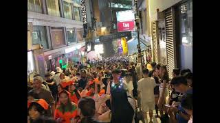 Lan Kwai Fong HK Halloween 🎃🎃 enjoy👻 [upl. by Held]