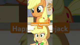 Happy Applejack Day shorts [upl. by Nitsyrc920]