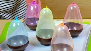 How to make Balloon Chocolate Bowls 風船チョコレートお椀 [upl. by Oicnerolf]