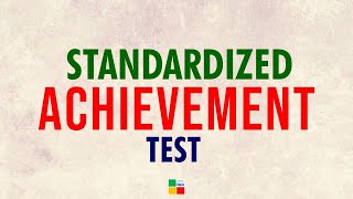 Standardized Achievement test Assessment and Evaluation  tsineng [upl. by Gregg]