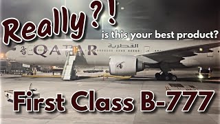 Qatar Airways’ secretive 777 long haul First Class [upl. by Cutler]