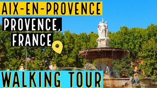 AIXENPROVENCE  Explore the beautiful city of Aix in Provence France  4K [upl. by Gratiana]