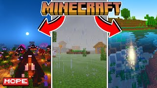 Top 5 Shaders Realistas para MCPE 120  12073   SHADERS PARA MINECRAFT BEDROCK 🌿 [upl. by Arta]