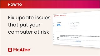 How to fix update issues with McAfee software on a Windows PC [upl. by Imoyaba]