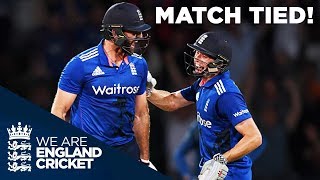 The Best ODI Ever England Tie Match With Six Off The Last Ball v Sri Lanka 2016 [upl. by Ahseena132]