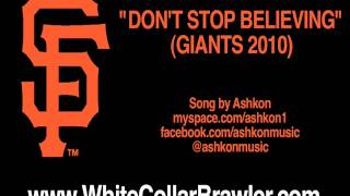 DONT STOP BELIEVING  GIANTS 2010 PLAYOFFS ANTHEM SONG ONLY [upl. by Earased]