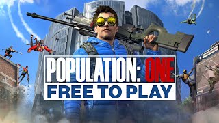 POPULATION ONE  Free To Play Announcement Trailer  Meta Quest [upl. by Ahseet]