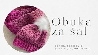 Kako se hekla šal heklani šal crochet scarf [upl. by Nerti]