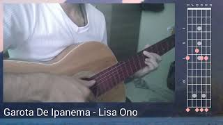 Garota De Ipanema  Lisa Ono Bossa Nova Guitar Tutorial [upl. by Yenahs]