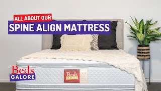 Discover the health benefits of the Spine Align Mattress from Beds Galore [upl. by Tarah]