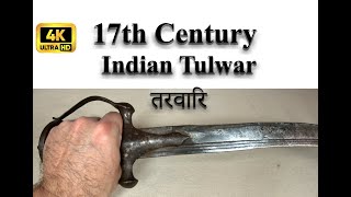 Tulwar Sword Restoration Part 1 Examination तरवारि [upl. by Seiuqram123]