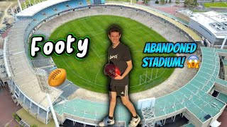 Playing footy at AAMI STADIUM Abandoned [upl. by Morocco]