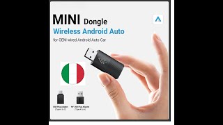 Ottocast Ottomotion CP86AA android auto wireless dongle 2024 recensione ita [upl. by Brandais]