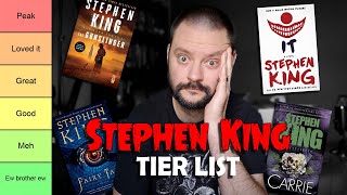 Tier ranking every Stephen King book Ive read [upl. by Ylas119]