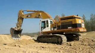 Caterpillar 365C loading 740 B40D and B30D Part 2 [upl. by Tatianna]