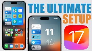 THE ULTIMATE iPhone Home Screen amp Lock Screen SETUP  iOS 17 [upl. by Aramoix]