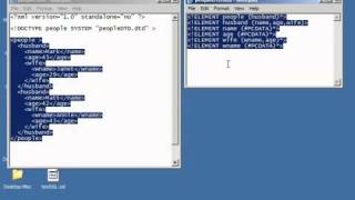 XML Tutorial 25 DTD Schema Elements [upl. by Scheer]