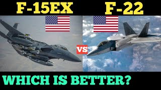 F22 VS F15EX FIGHTER JETS SPECIFICATIONS COMPARISON [upl. by Drape]