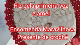 Um jogo Maravilhoso com uma combinação perfeita🌺presentesurpresacrochet encomenda [upl. by Normi160]