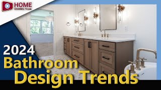 Top Bathroom Design Trends 2024  SEE THESE Before Building or Remodeling [upl. by Almund]