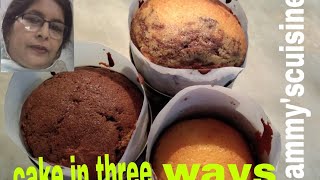 How to bake cake in three different wayspammys cuisine [upl. by Champaigne]