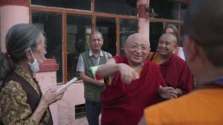 HE Chokyi Nyima Rinpoches visit to Bodhgaya2022 [upl. by Medwin184]