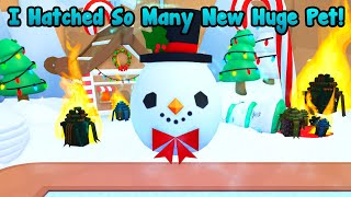 I Hatched So Many New Holiday Huge Pets In Pets Go [upl. by Yelsew]