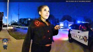 Extremely Racist Woman Spits in Cops Face After He Tried to Help [upl. by Tyrone]