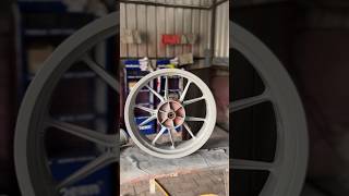 Highquality Wheel painting sriammanpaints chennai 8428605338 painting art work automobile [upl. by Airamanna]